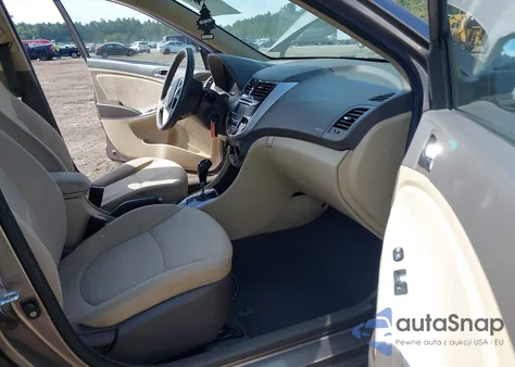 2012 Hyundai Accent Gls from USA, damaged, VIN KMHCU4AE3CU166704